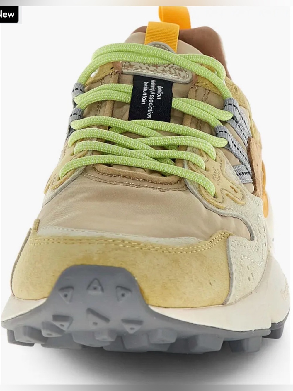 NWT Flower Mountain Yamano 3 Sneaker in Beige / Yellow - Picture 4 of 16